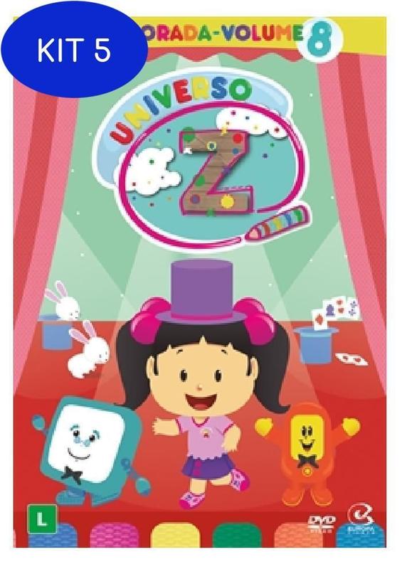 Kit 5 Universo Z - Volume 8 - 1 Temporada - Dvd - Europa Kids